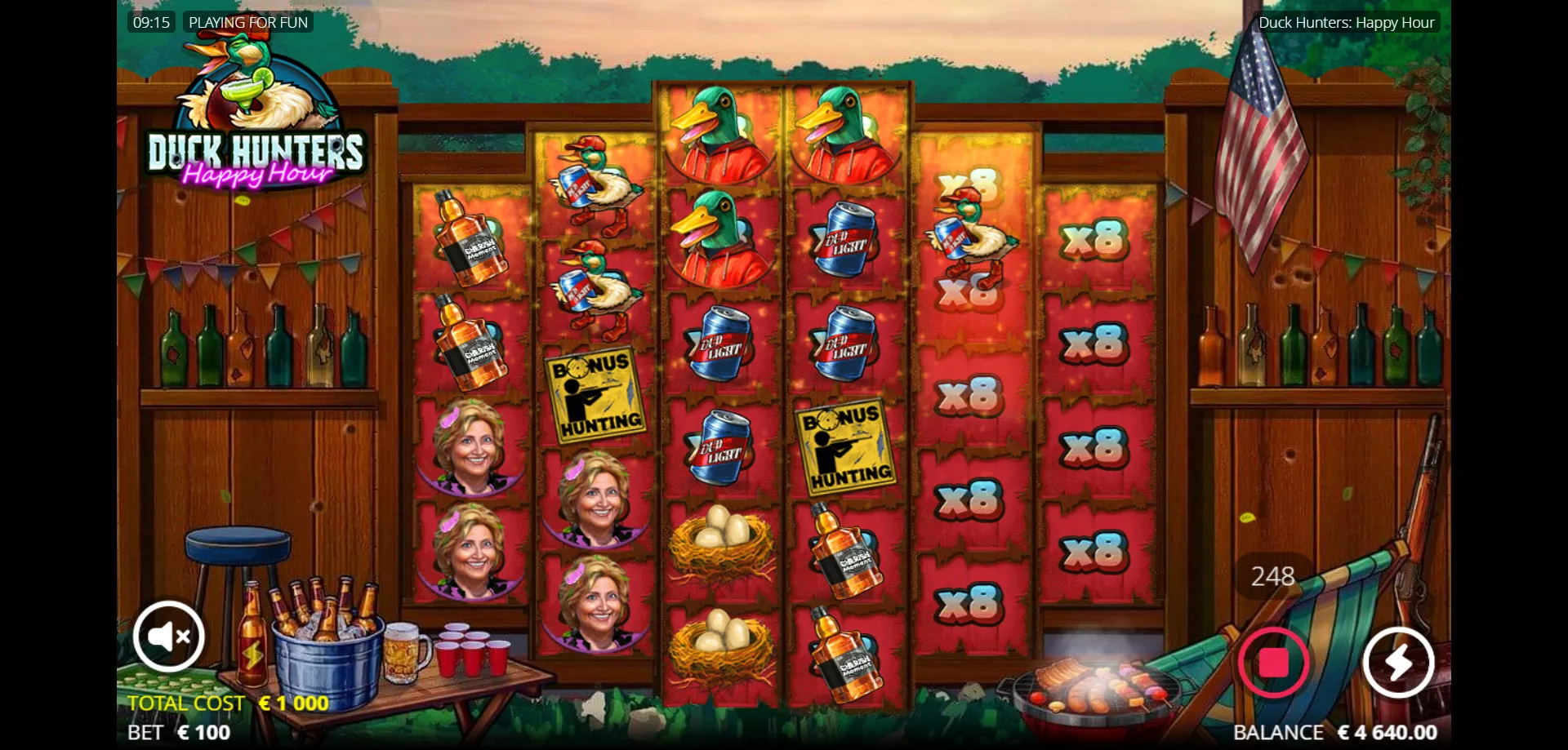 Free Spins Modi: Duck Hunt, Big Game en Hawk Eye